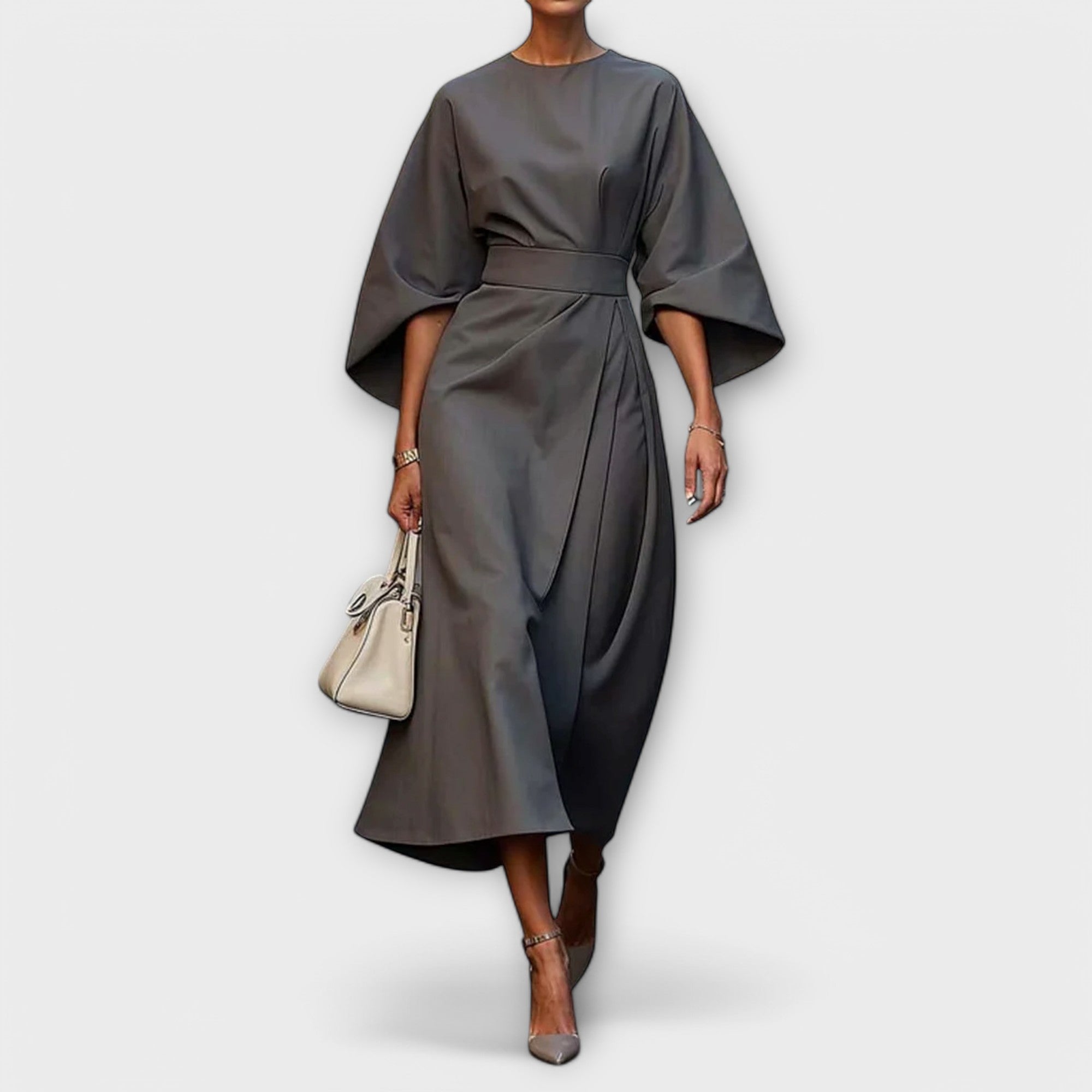 Rochie elegantă cu mâneci